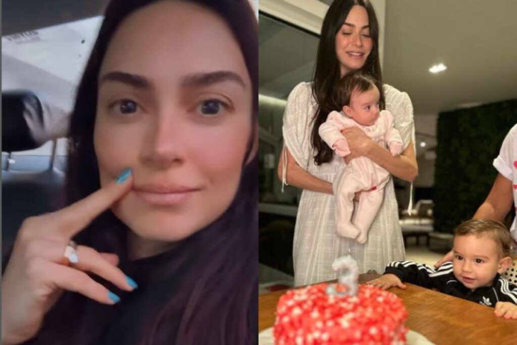 Thaila Ayala já havia dado um relato sobre a cirurgia da filha