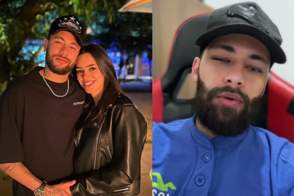 Neymar não gostou nada do vídeo que o influenciador fez