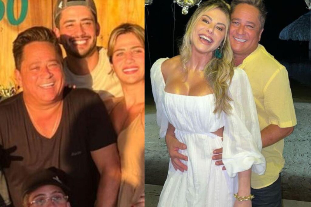 Leornado faz festa de aniversário com seus seis filhos