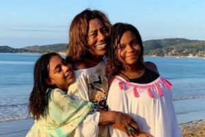 Glória Maria e filha