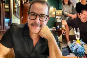 Murilo Benicio mostrou a primeira foto ao lado da namorada