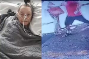 As câmeras da segurança dilmara a ação, mas identidade do suspeito não foi revelada