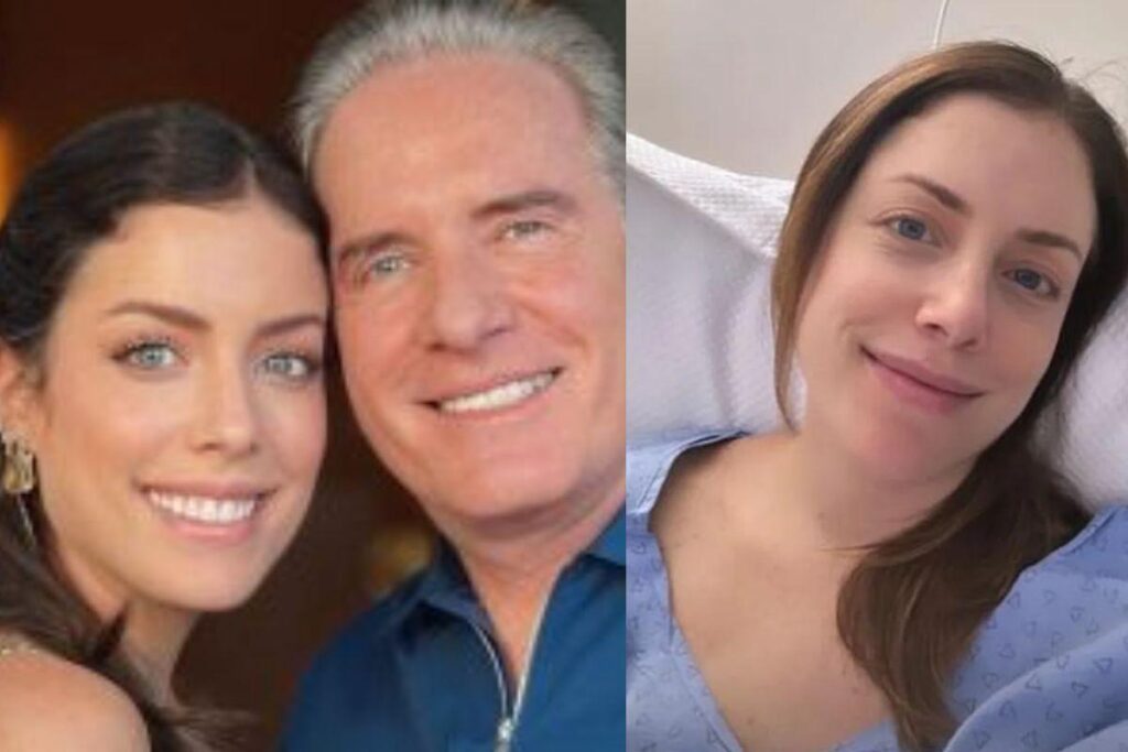 Fabiana comunicou o nascimento de Luigi pela manhã ao lado do marido, Bruno