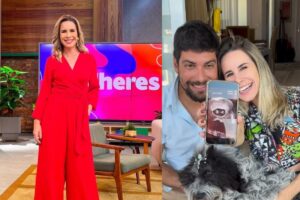 Pamela e Fernando anunciaram a gravidez