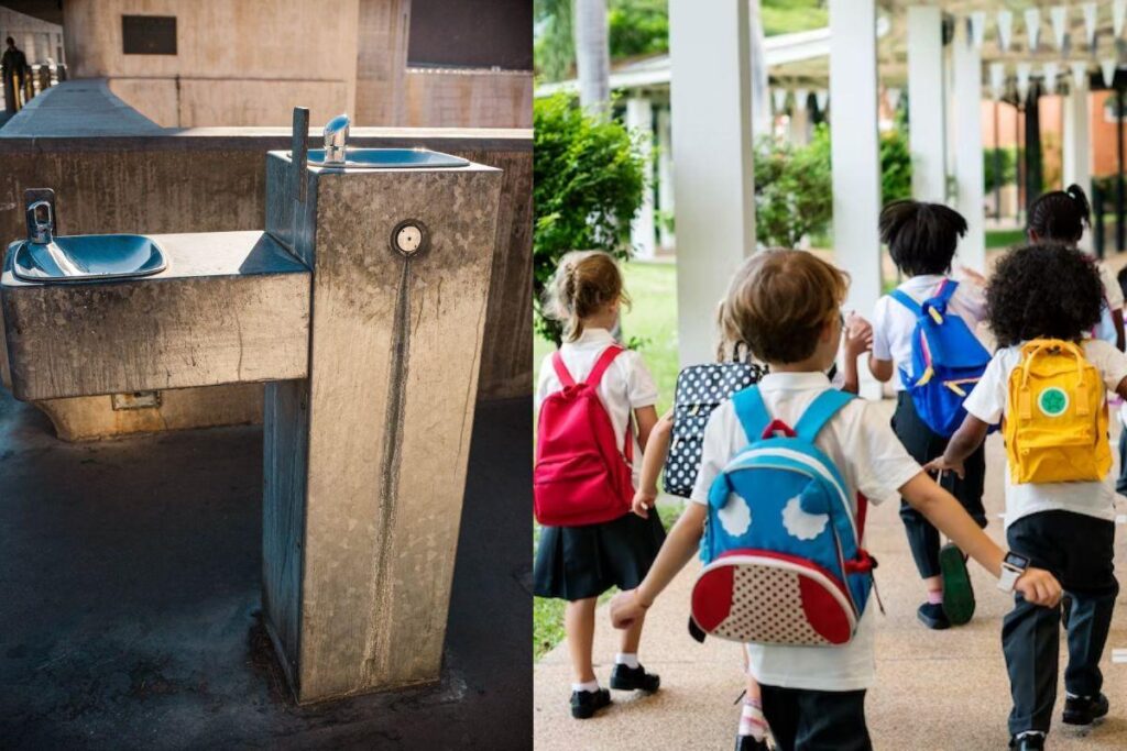 Os pais reclamaram que as crianças estavam passando mal