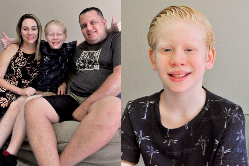 Felipe Melquiades tem dois irmãos: Maria Eduarda, de 15 anos, e Rafael, de 5