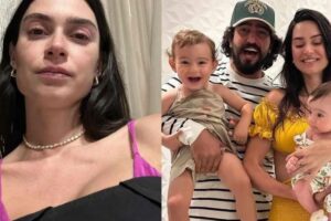 Thaila Ayala se isola dos filhos