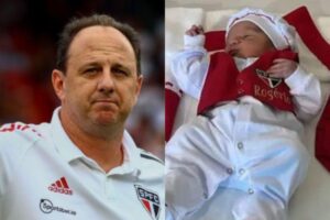 O pai resolveu homenagear o ídolo