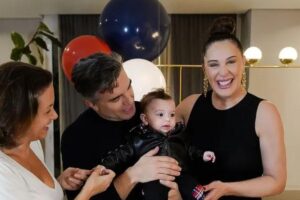 Claudia Raia mostra festa de aniversário do filho