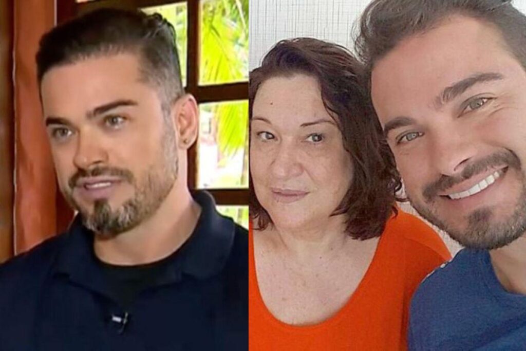 Sidney Sampaio e mãe