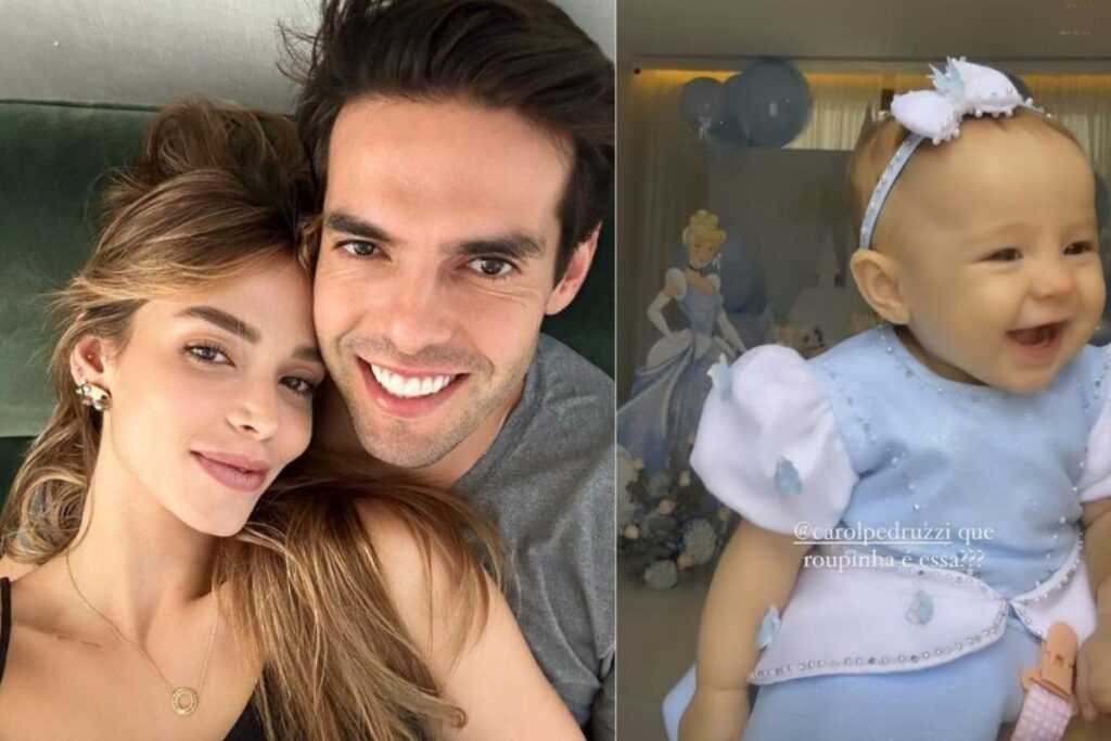 Carol Dias mostra fotos do mesversário da filha