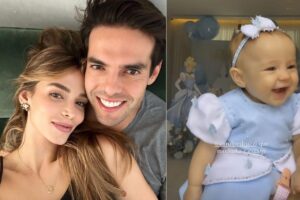 Carol Dias mostra fotos do mesversário da filha