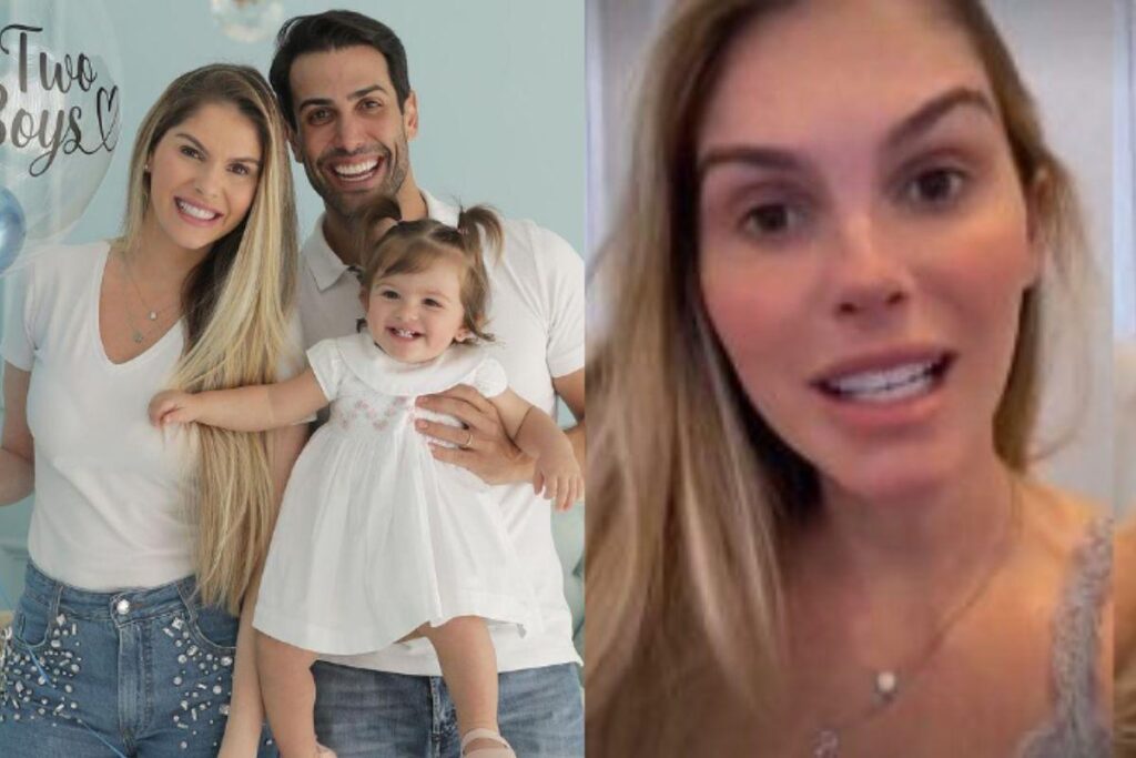 Bárbara Evans está à espera de gêmeos