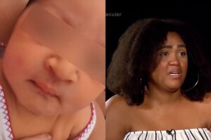 As imagens de Maria Júlia quando era bebê passaram a ser compartilhadas nas redes sociais