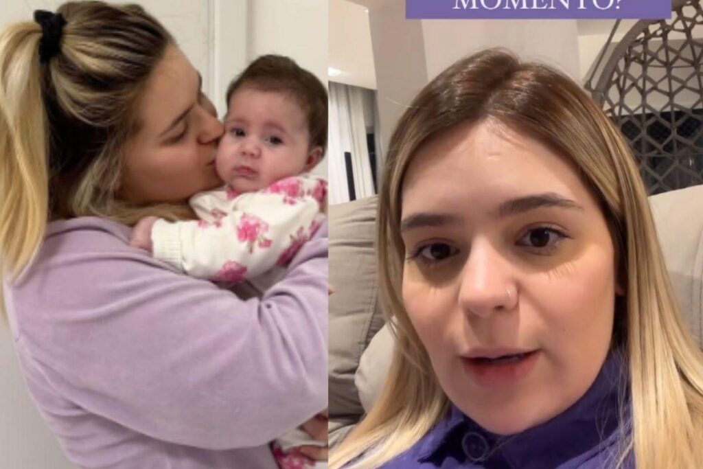 Viih Tube e o ex-bbb têm Lua, filha do casal de 3 meses