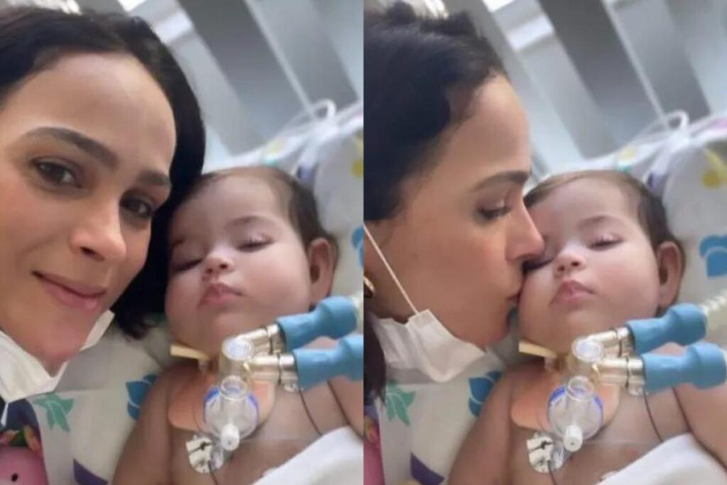 Maria Guilhermina foi ao hospital acompanhada pela mãe