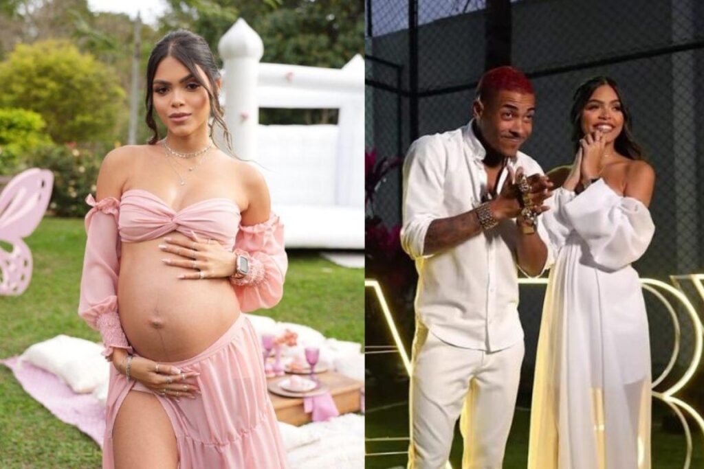 Mc Poze comemorou a chegada da quarta filha, Jade