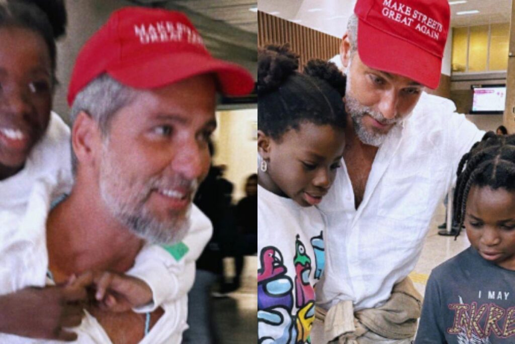 Bruno Gagliasso mostrou um momento da família