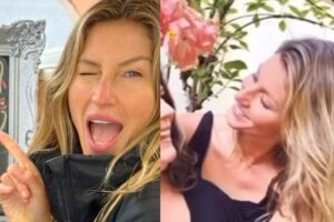 Gisele Bündchen comemora o aniversário da irmã