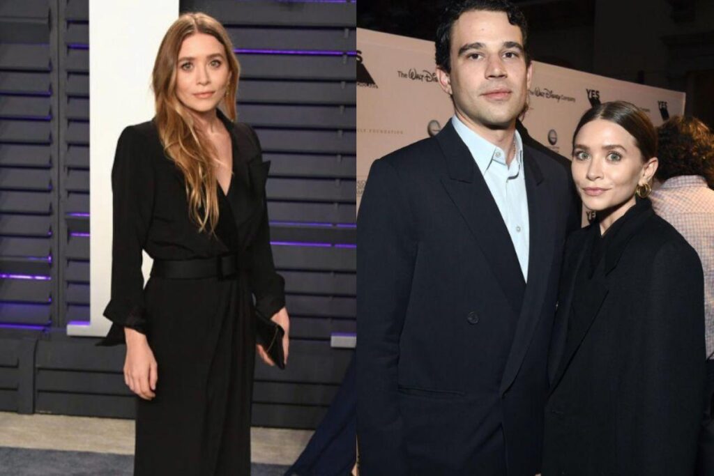 Uma das gêmeas Olsen, Ashley Olsen é mãe de um menino