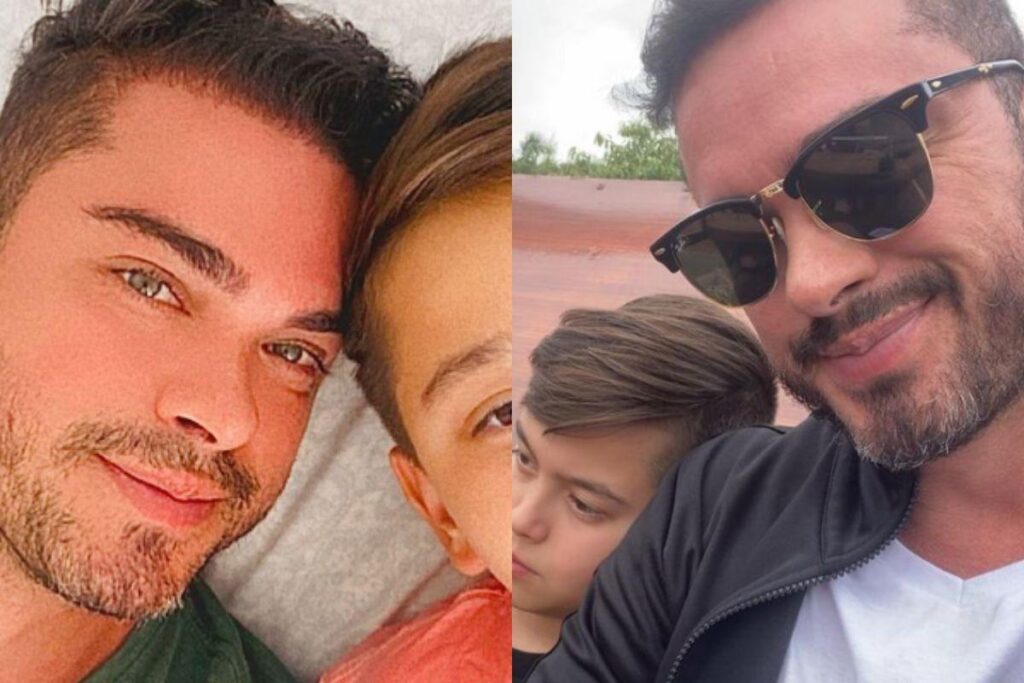 Sidney Sampaio e filho