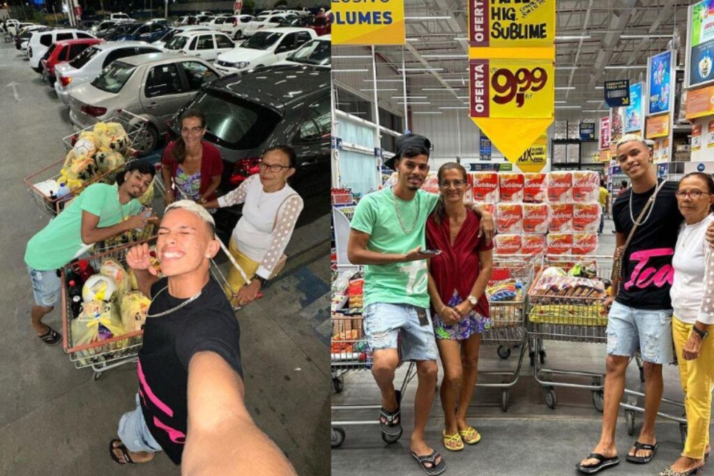 Influenciador realiza sonho da família