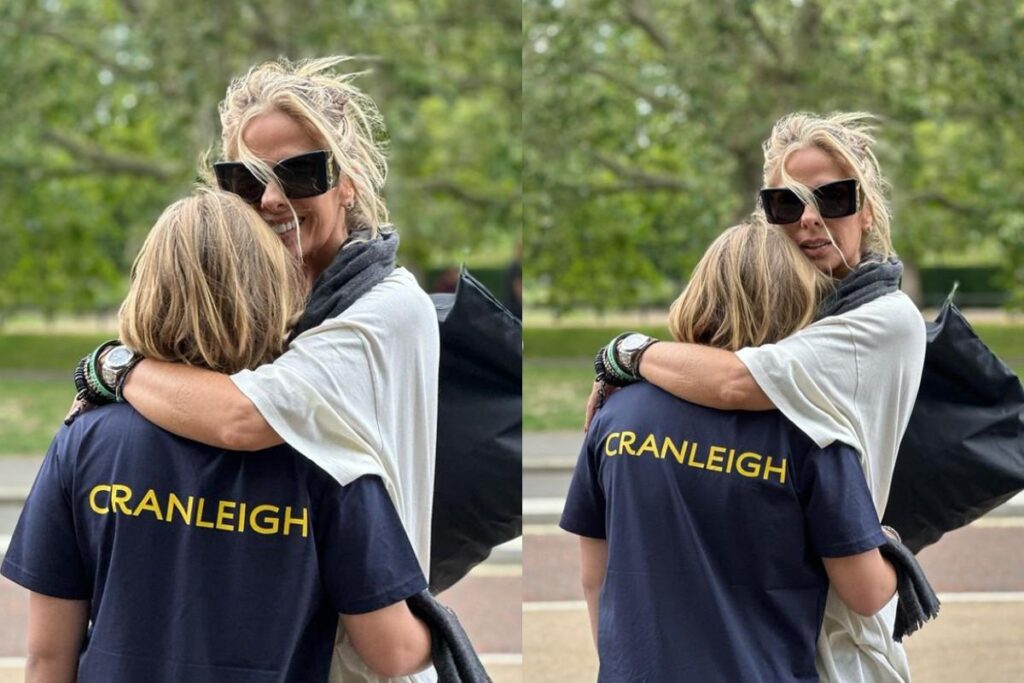 Adriane Galisteu e o marido posaram ao lado do filho para a festa de aniversário