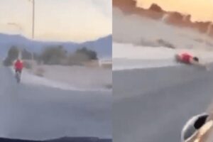 Adolescentes atropelam e mata ciclista