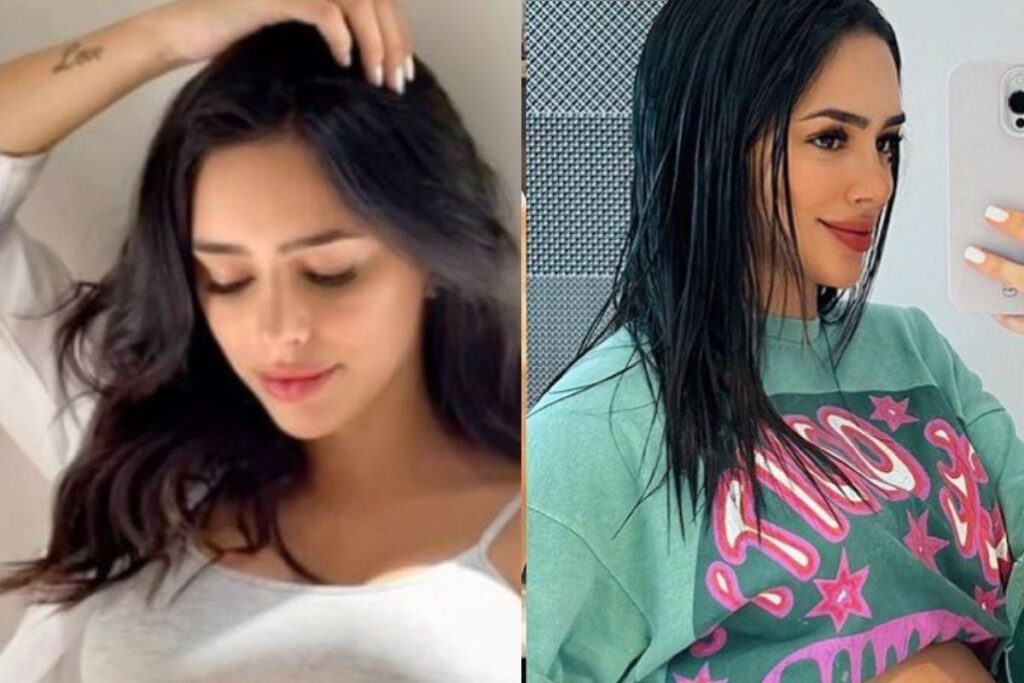 Bruna ficou surpresa ao ver a evolução da gravidez