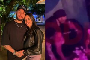 Neymar é visto com duas mulheres