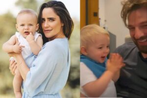 Fernanda ganhou um parabéns especial do filho do dia do aniversário