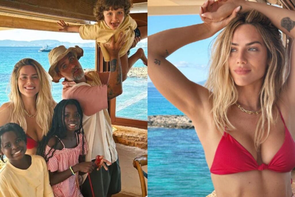 Giovanna Ewbank mostra viagem em família