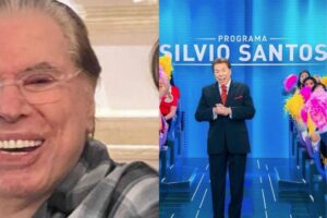 Patrícia Abravanel e Silvio Santos