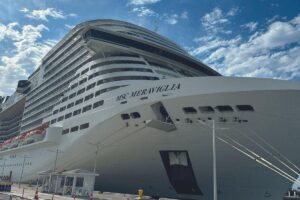 O MSC Meraviglia é um dos maiores navios da linha