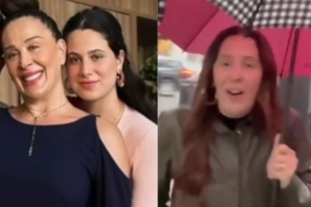 Claudia e Shopia mostraram o perrengue chique durante a viagem para Nova York