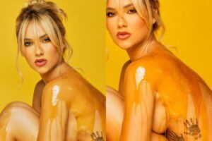 Ela é mãe de Maria Alice e Maria Flor