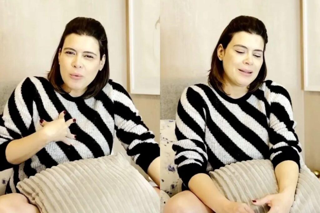 Ela fez um desabafo sobre o início da gestação