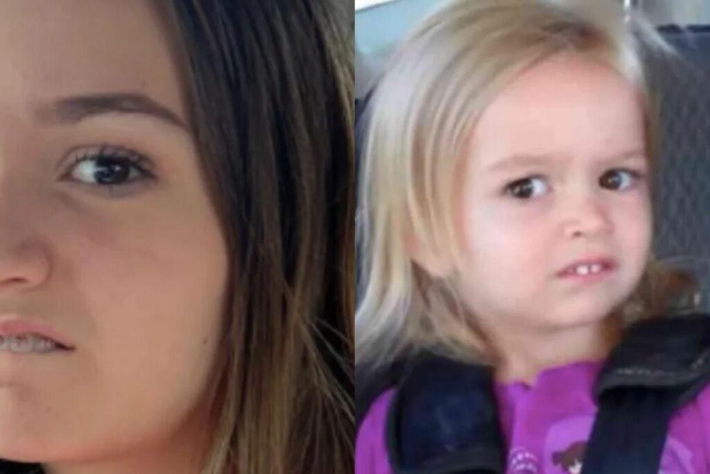 Ela reproduziu o meme 10 anos depois