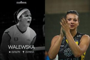Walewska Oliveira, campeã olímpica de vôlei, que morreu aos 43 anos, saiu da seleção brasileira para ter mais tempo com a família