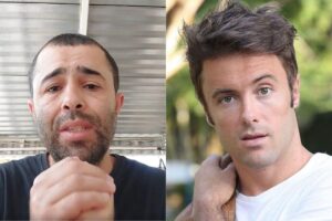 Diones desejou melhoras para o ator Kayky Brito