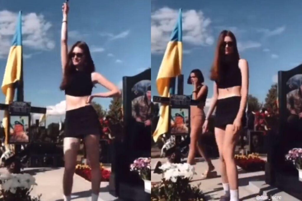 As duas filmaram o momento que repercutiu negativamente pelo país