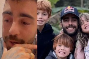 Pedro Scooby com Dom, Liz e Bem