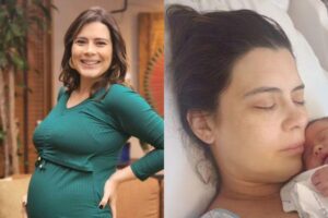 Michelle Loreto ao lado do marido