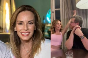 Ana Furtado comemora cura do câncer ao lado de Boninho