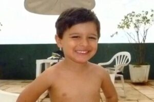 Guilherme Longo, padrasto de Joaquim, e Natália Ponte, mãe do menino