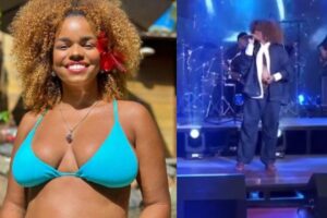 A atriz cantou para as crianças na edição do programa comemorativo ao Dia das Crianças