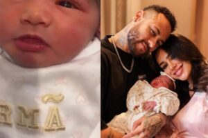 Mavie, filha de Neymar e Bruna Biancardi, nasceu no dia 6 de outubro