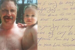 A mãe da noiva leu a carta que o pai deixou antes de morrer, para que fosse entregue apenas no dia de seu casamento