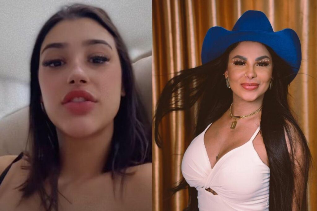 Bia Miranda criticou a mãe