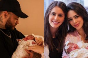 Irmã de Bruna Biancardi mostra encontro de Mavie com primo